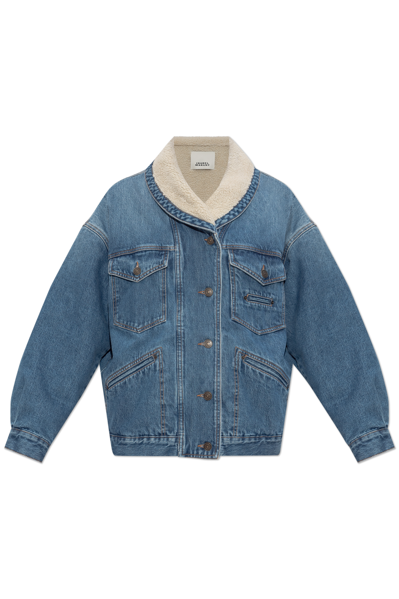 i*z様 ISABEL MARANT/LOOSEFIT BLUE DENIM ISABEL MARANT Vetan high-rise Boyfriend Jeans | Blue | FARFETCH